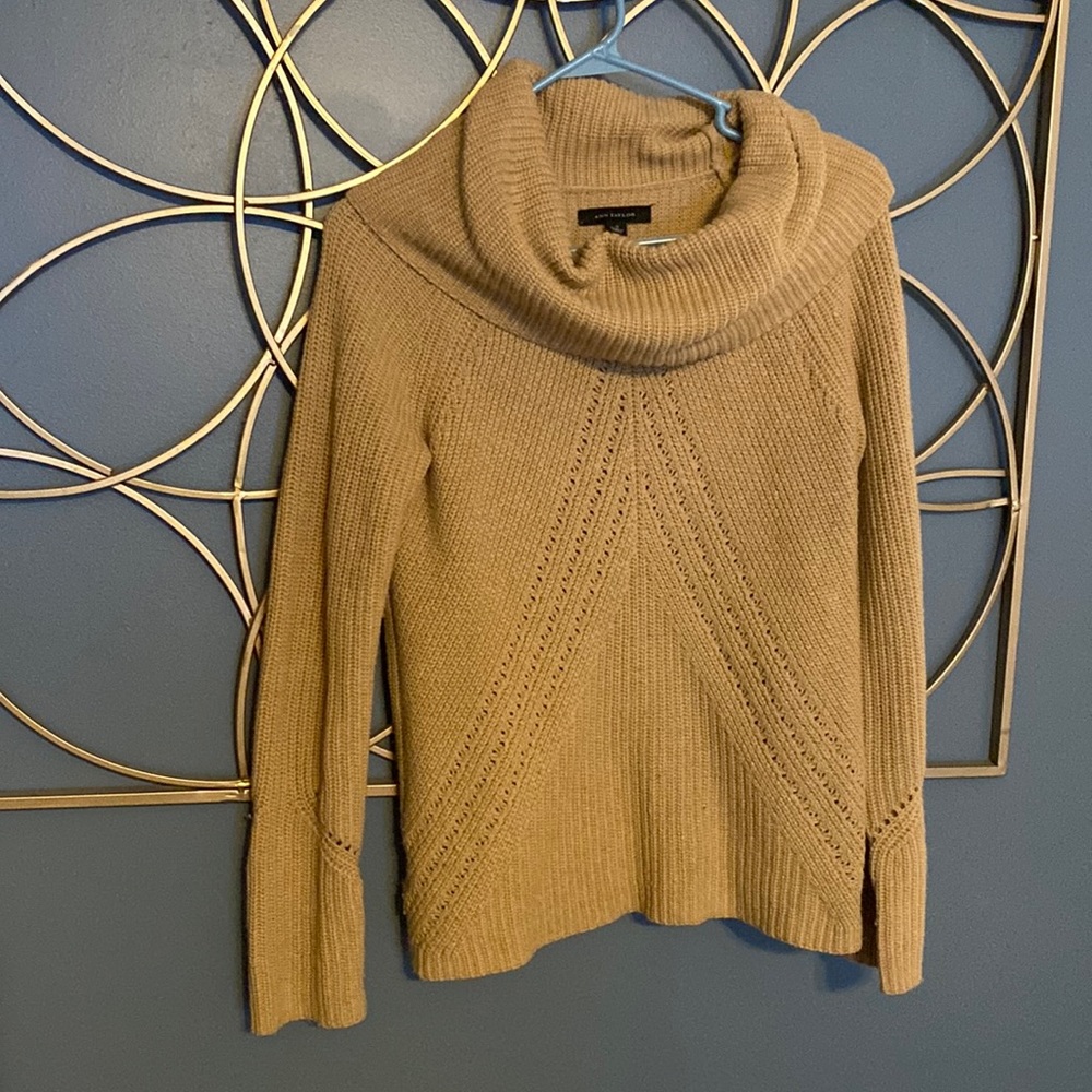 Ann Taylor camel sweater
